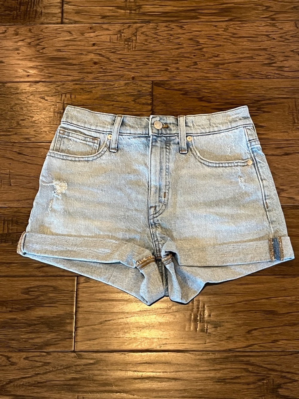Madewell High Rise Denim Shorts Size 25